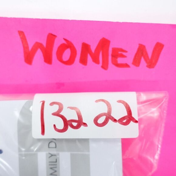 Emily Daniels Cropped Pants Women's XL Blue Polka Dot 100% Cotton Etastic Waist - Picture 6 of 6